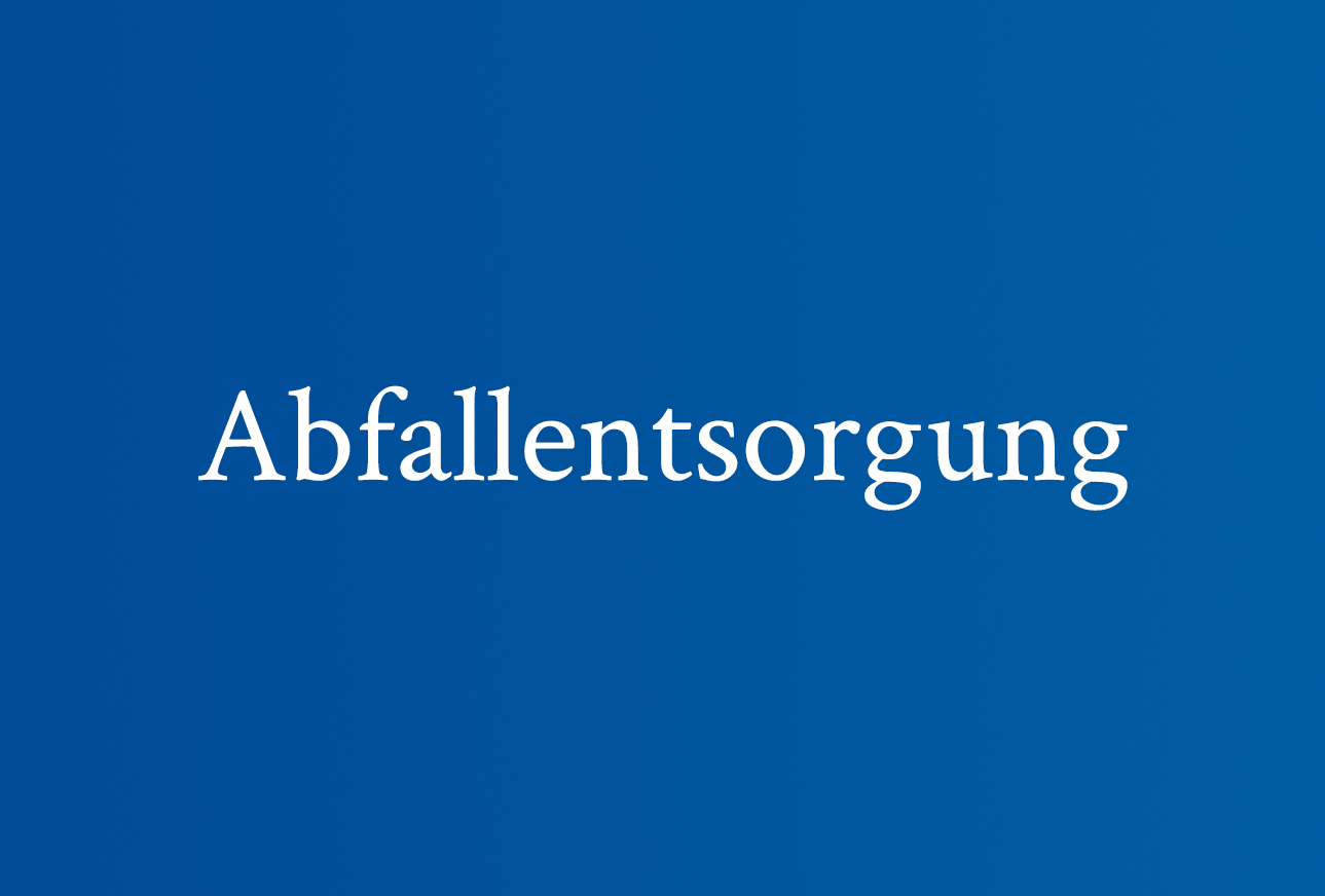 Abfallentsorgung