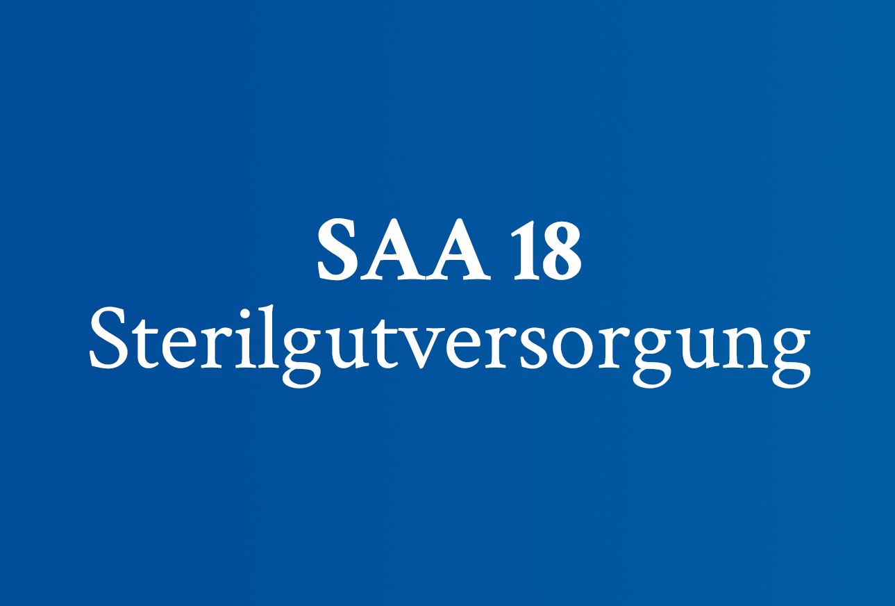 SAA 18 Sterilgutversrgung